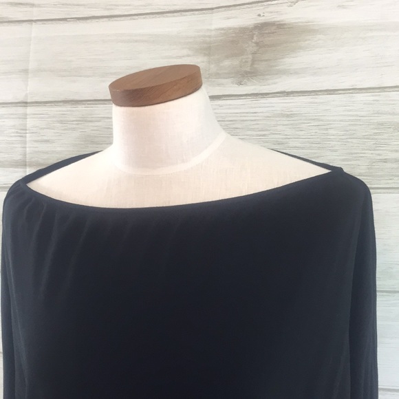 FP Beach •Black Pullover Dolman Tapered Waist Top - Picture 9 of 13